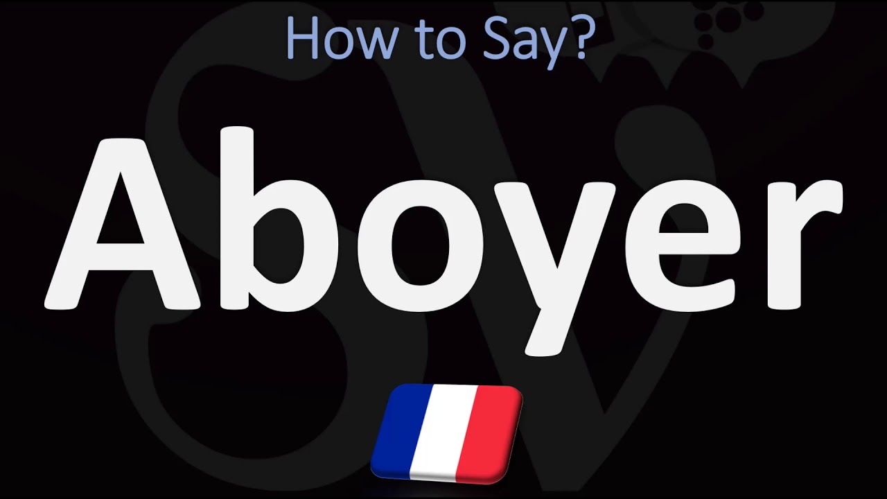 How to Pronounce ''Cesser d'aboyer!'' (Stop barking!) Correctly in French 