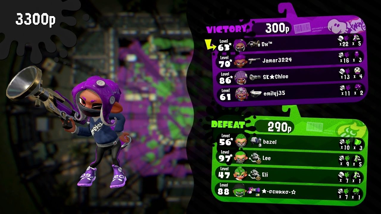 Splatoon 2 League Battle 123 Rainmaker YouTube