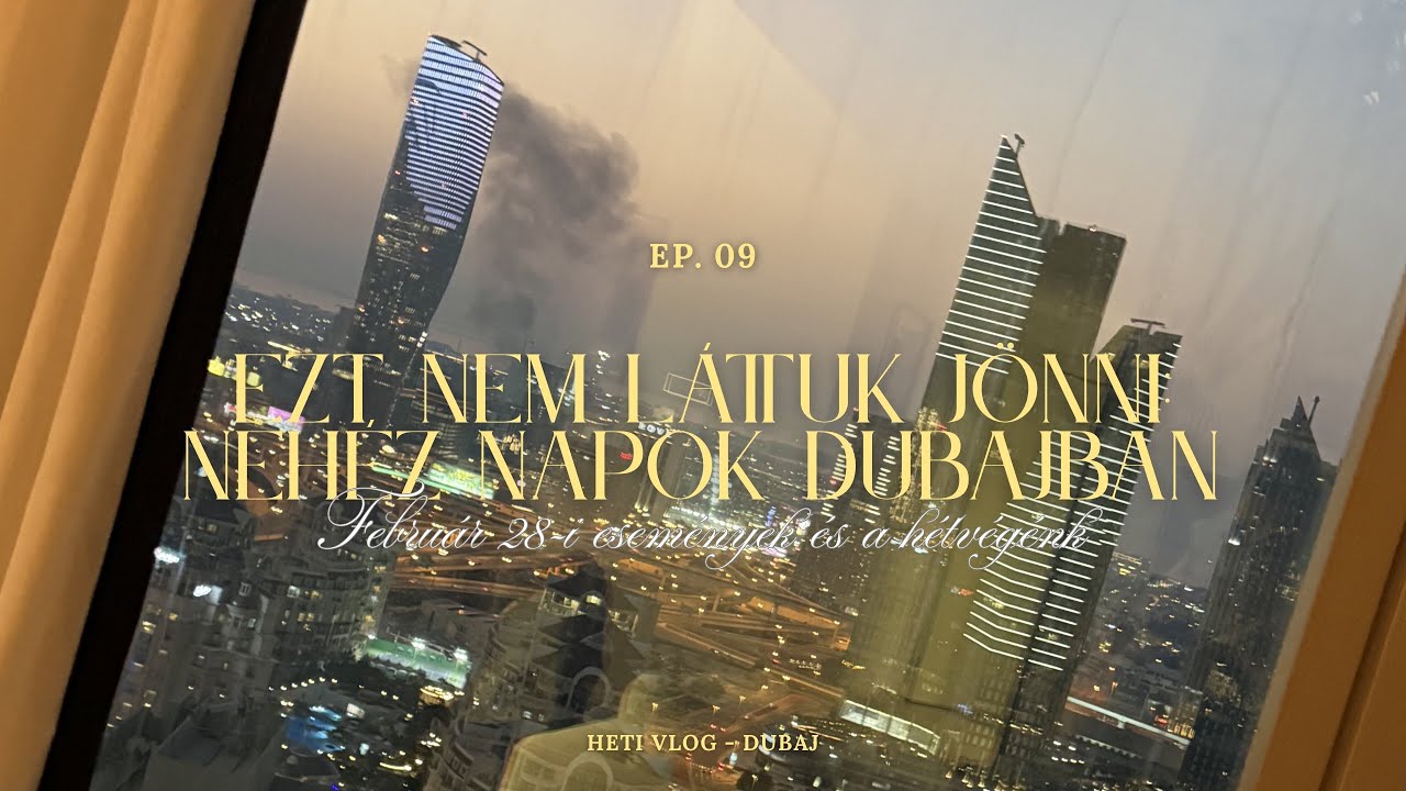 EZT NEM LÁTTUK JÖNNI: NEHÉZ NAPOK DUBAJBAN | Heti vlog | Balog Viki 