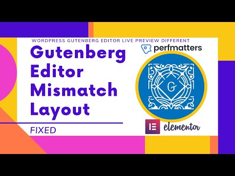WordPress Gutenberg Editor Live Preview Different | Mismatch Gutenberg Layout | Fixed