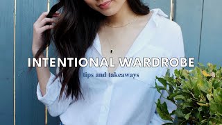 Tips & Takeaways For An Intentional Wardrobe | Sustainable Fashion, Thrifting