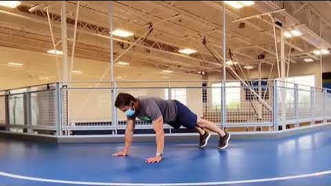 Hand Walkouts to Toe Touch Push-ups