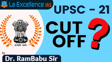 UPSC Prelims - 2021 CUTOFF Category and Year wise Analysis || La Excellence