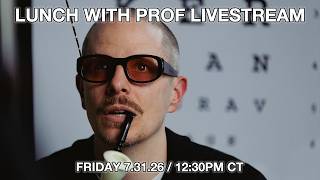 Lunch with PROF Livestream - Friday, July 31st, 2026
Lunch with PROF Livestream - Friday, July 31st, 2026
lets shart on each others butts before the premiere of my live performance of KIN
BUY/STREAM GOOD TIME BOY: https://ffm.to/profgoodtimeboy
BUY PROF CDs, VINYL, & MERCH: http://www.stophousegroup.com/
SUBSCRIBE FOR MORE PROF: http://youtube.com/c/PROFGAMPO/
FOLLOW PROF –
http://www.stophousegroup.com/
https://www.facebook.com/PROFGAMPO/
https://twitter.com/profgampo
https://www.instagram.com/profgampo/
#profgampo #livestream Lunch with PROF Livestream - Friday, July 31st, 2026