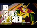 Loki destroys captain americas shield  avengers earths mightiest heroes