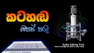 How to change your voice || audacity || Pitch change in sinhala screenshot 5