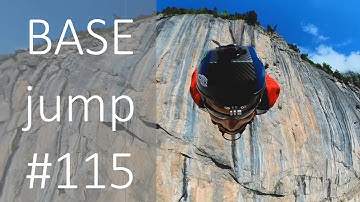 BASE Jump in beautiful Lauterbrunnen - Running Exit with a 360 Camera