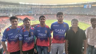 🥳Royal challengers bangalore vs gujarat titans in NARENDRA MODI STADIUM 🏟️ we Support RCB