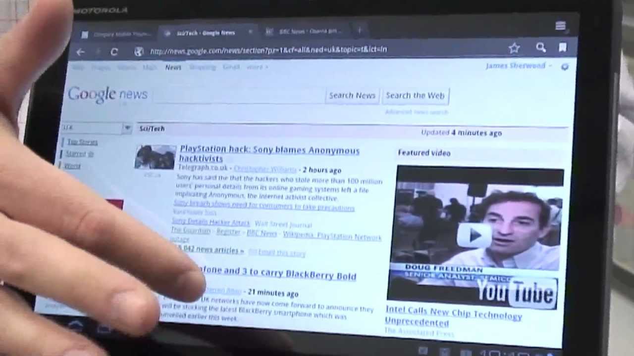 Introducing the Motorola Xoom tablet pc - Quick Guide and Review
