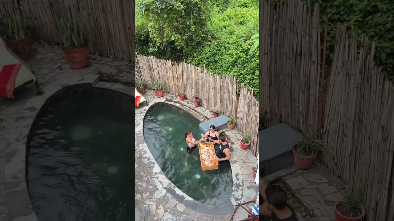 Enjoy a delicious breakfast in the pool served in a floating tray at Paatlidun Safari Lodge