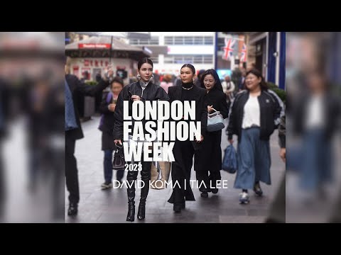 TIA LEE 李毓芬 【London Fashion Week FW23 倫敦時裝週】【David Koma】Fashion Show 時裝秀