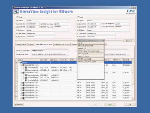 EMC Mirrorview Insight for VMware