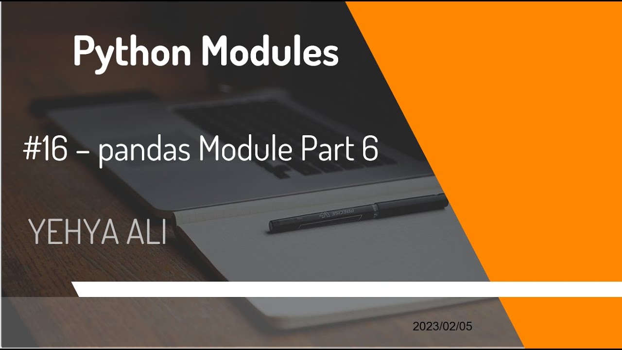 Important Python Module #16 | pandas Part 6 - Reading/Writing Data to ...