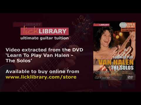 Beat It - Guitar Solo Performance | Van Halen Guitar Lesson