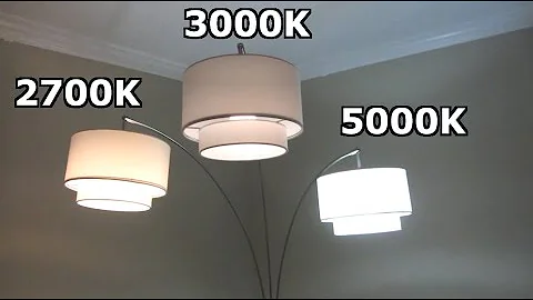 LED Light Bulb Color Comparison | 2700K  3000K  5000K Side by Side Demo | Warm to Soft Bright White