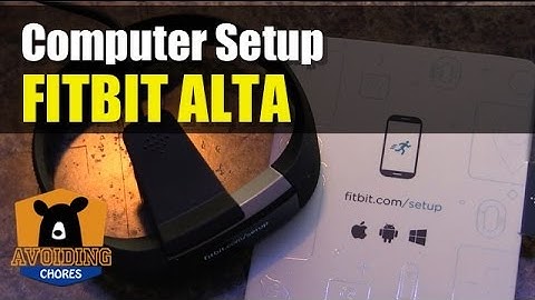 Fitbit Alta - How To Setup With Computer