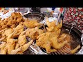 "선산오일장엔 여기가 최고야~" 옛날통닭, 닭똥집, 닭강정, 탕수육 | Korean Fried Chicken, Chicken Gangjung | Korean Street food