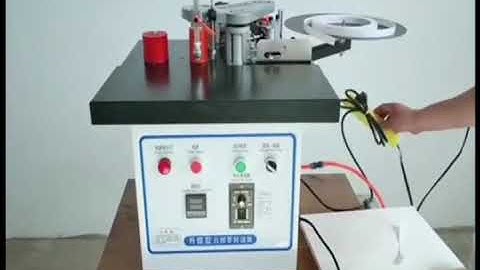 Mini Compact Portable 30kgs edge bander install video