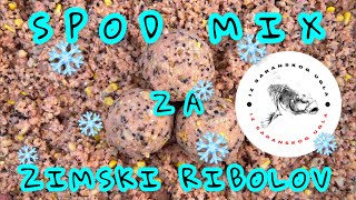 Priprema SPOD MIX-a za ZIMSKI ribolov šarana * Spod bez tečnosti *