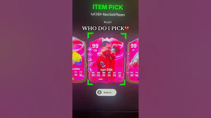 WHO DO I PICK?! 🤯 Futties Pick GAVE ME MBAPPÉ, RONALDO, VAN DIJK 💗 #FC25 #Futties #FYP #Trending