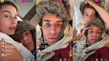 Justin Bieber and Hailey Baldwin on Quarantine | Live on Instagram | 4/4/2020