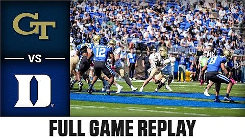 Georgia Tech vs Duke Full Game Replay | 2025 ACC Football