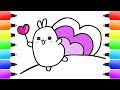 LOVE LETTER MOLANG Valentine&#39;s Day Love Drawings for Children Kids Art