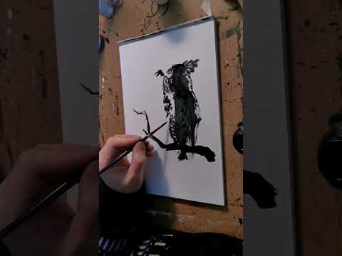 Making art while depressed. mentalhealth depression bipolar inspirational art inkart by Kim Diaz Holm