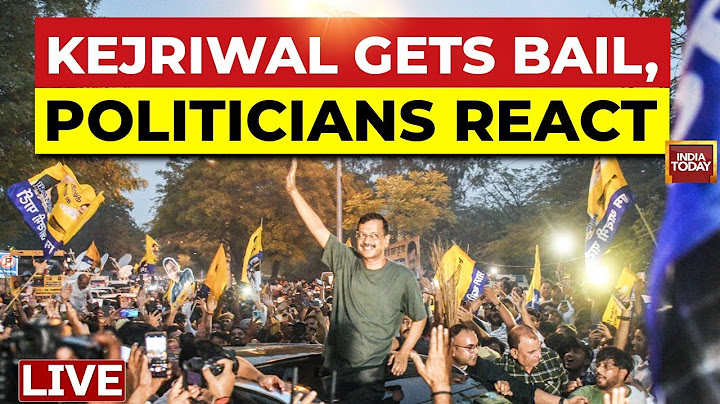 Arvind Kejriwal Bail LIVE Updates: Politicians react to the Supreme Court granting bail to Kejriwal