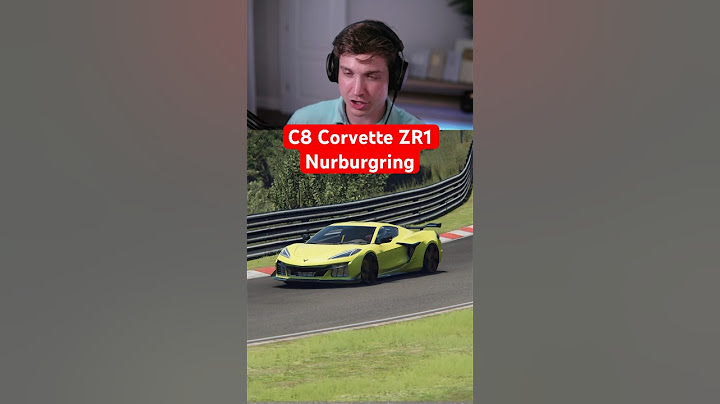 C8 Corvette ZR1 Nurburgring