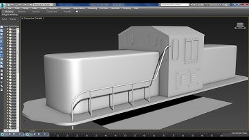 3Dsmax Tutorials, Tutorial on Modeling a WDS 4 Diesel Locomotive Shunting Engine in 3dsmax ( Part 2)