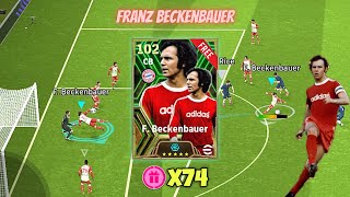 HOÀNG ĐẾ FRANZ BECKENBAUER VỚI BẢN FREE TOÀN SEVER MỪNG SINH NHẬT 7 NĂM || EFOOTBALL 2024