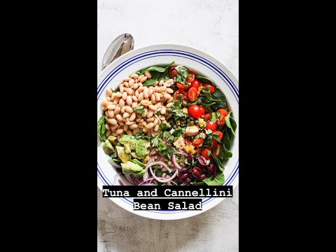 The BEST Tuna and Cannellini Bean Salad #shorts