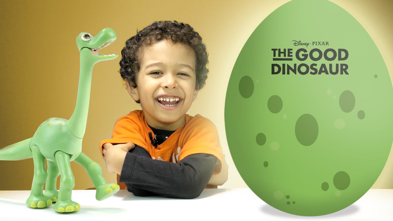 The Good Dinosaur Arlo opens a Giant Surprise Egg: Big Hero 6, The ...