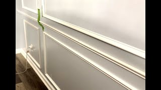 Home Decor || I’m at it again!! Wall Moulding #lowes