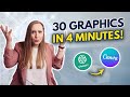 How To Create 30 Instagram Posts in 5 Minutes with Canva 🤯 | Canva Bulk Create Tutorial