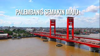 Palembang Semakin Maju ditahun 2020, Kota Tertua di Indonesia | Drone View Sumatra Selatan