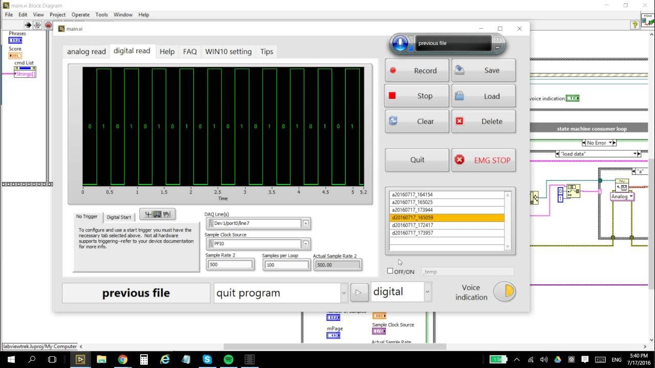 Labview Trek 2016 Voice control DAQ assistant YouTube