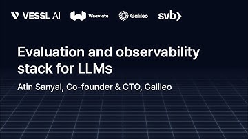 MLOps Now SF : Evaluation and observability stack for LLMs​ —Atin Sanyal, Galileo, LLM in production