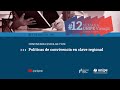 500 Políticas de convivencia en clave regional