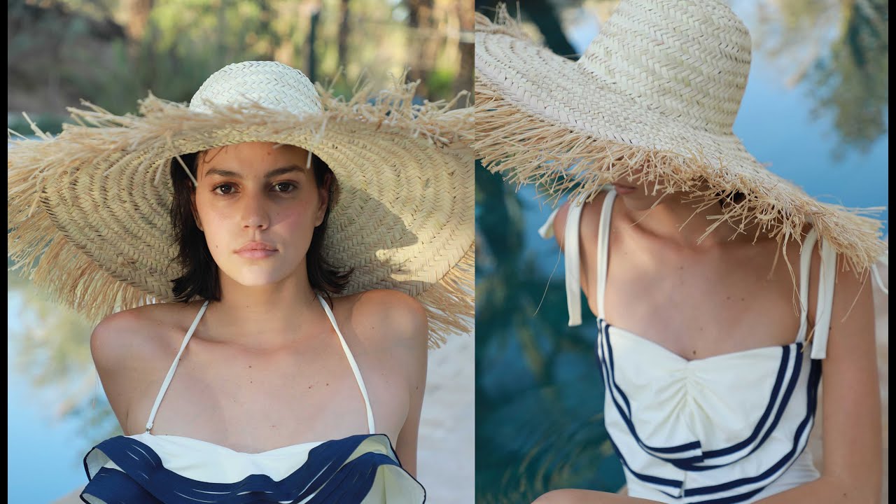 STYLING THE PAPER LONDON BEACH HAT - SUSTAINABLE SWIMWEAR AND FASHION