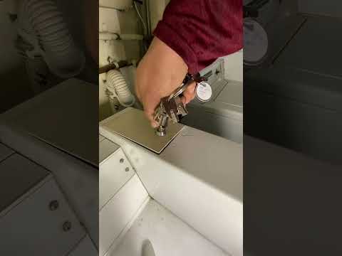 Fixing a coin operated washer. #HandsomeOrHandy #Handyman #ApplianceRepair ￼
