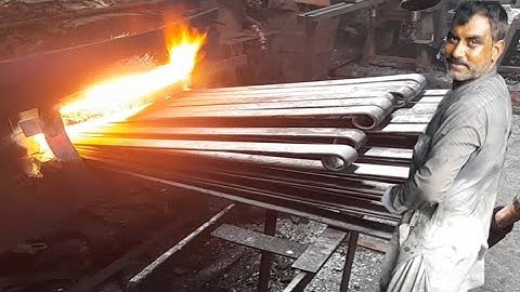 Amazing Production of Leaf Spring Manufacturing In Pakistan #leafspring #industrial