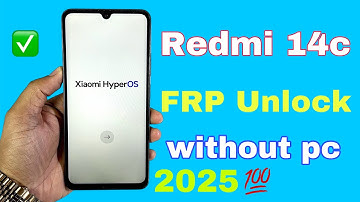 Redmi 14c HyperOS Frp / Bypass Unlock Without PC - Activity Launcher Install / Settings Not Open