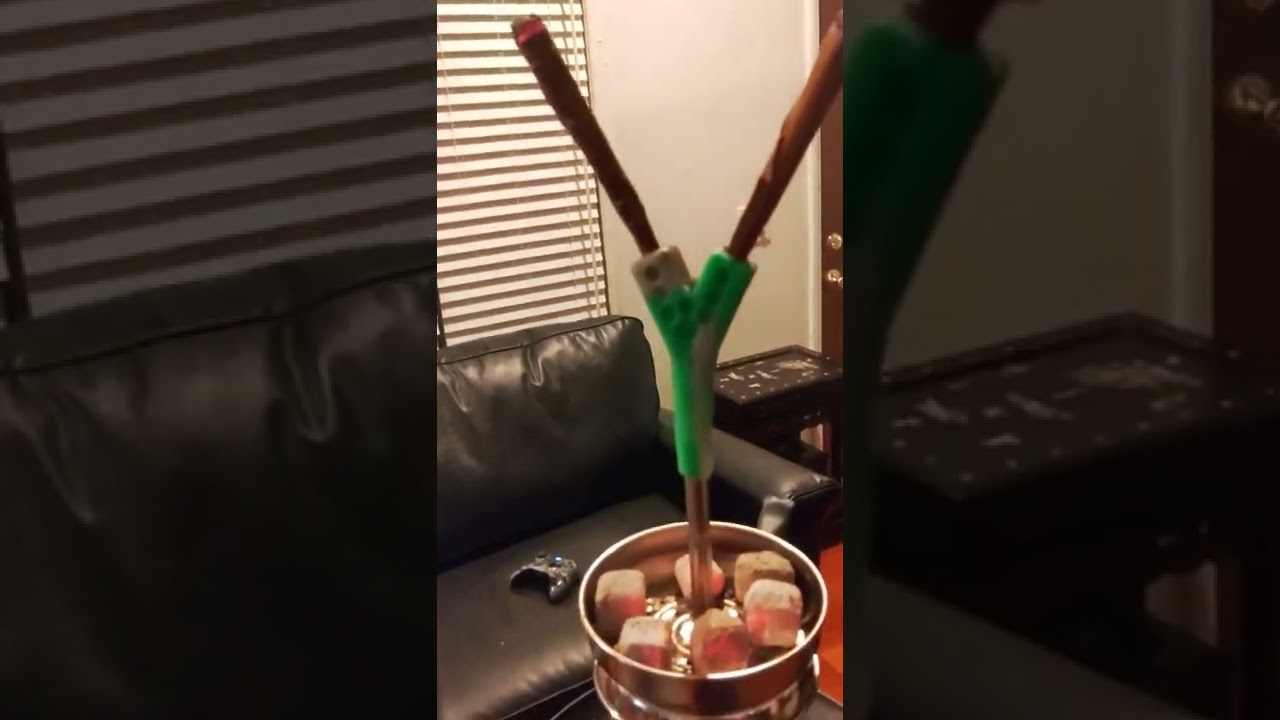 weed and hookah Blizzy Cone Woods with CAP-TREE