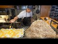 Giant Grilled Meat Mountain - Japanese Street Food - ニューハマヤ 焼肉定食 ダブダブ 大阪 Yakiniku & Egg