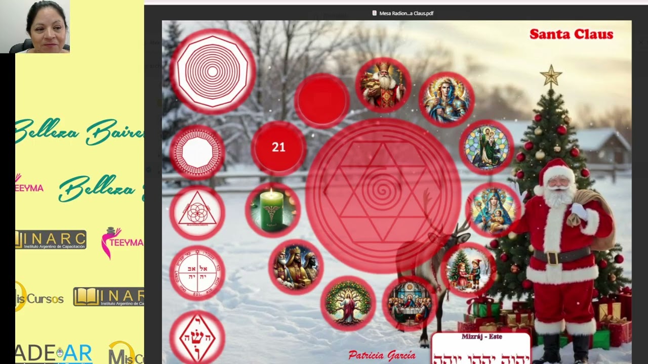 Curso Online de Mesa Radiónica Santa Claus