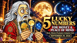5 Lucky Numbers for Money & Peace of Mind — Rare Moon-Pleiades Conjunction September 29, 2026