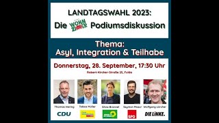 Podiumsdiskussion Landtagswahlen 2023