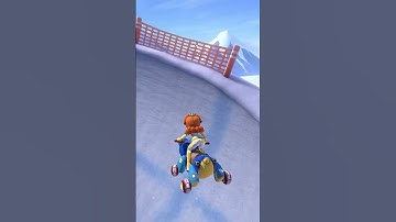 How to Perform the DK Summit Double Shortcut! | Mario Kart 8 Deluxe #shorts  #mariokart